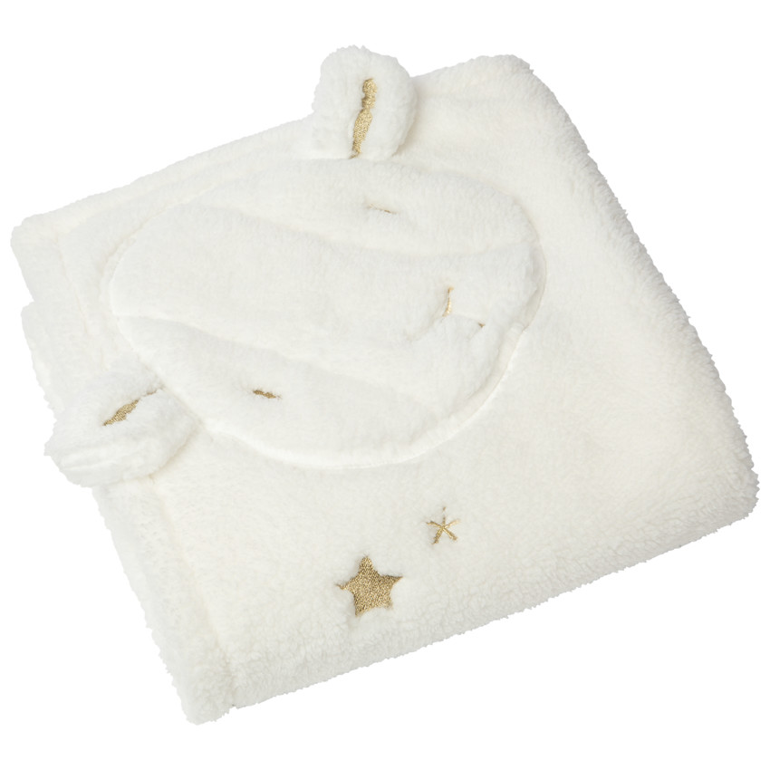 Couverture en sherpa tête de mouton 