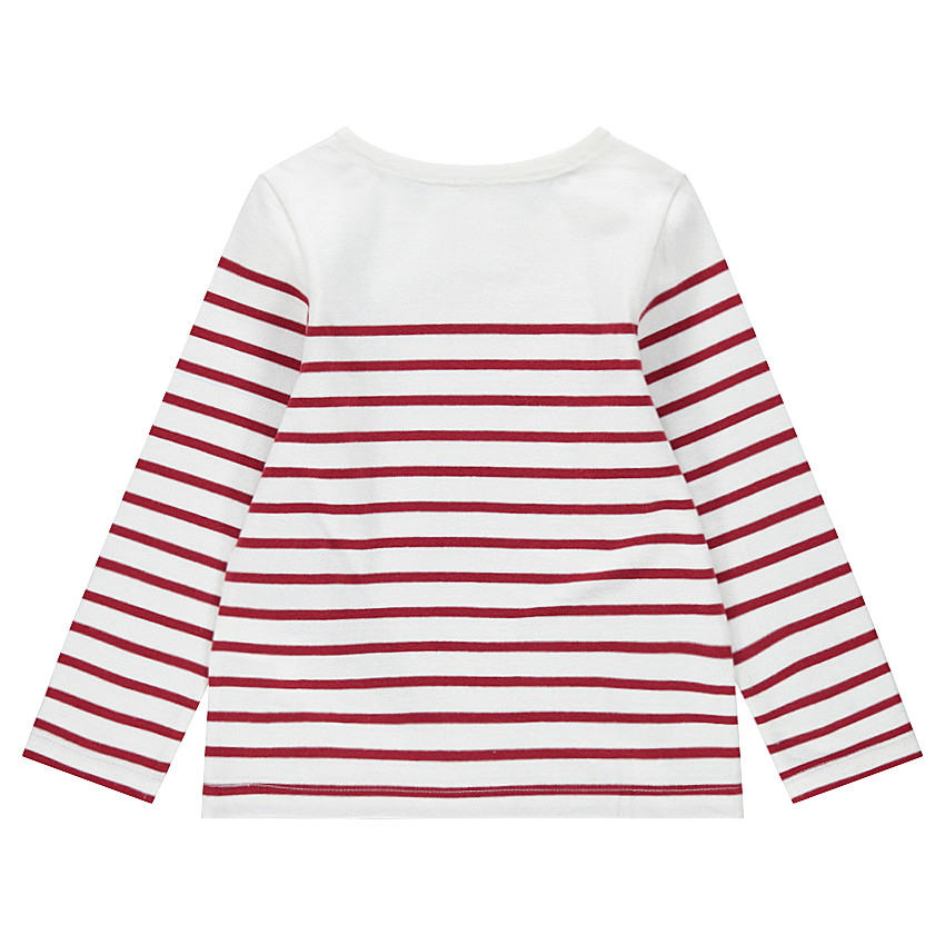 Marinière en jersey avec rayures contrastées  