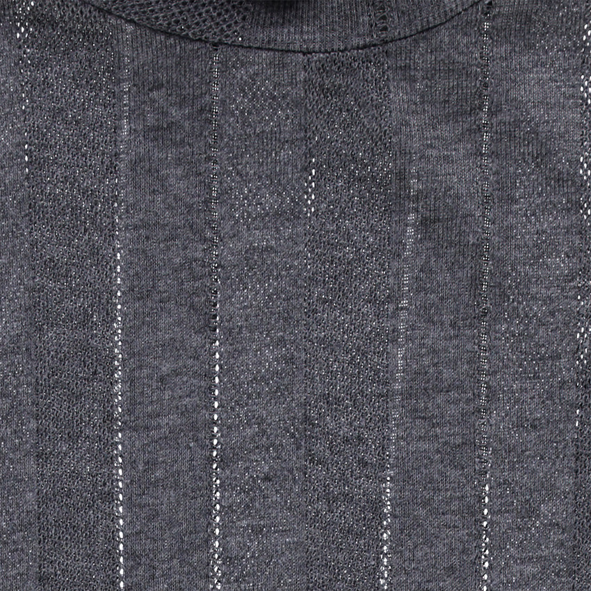 Junior - Sous-pull col roulé maille ajourée 