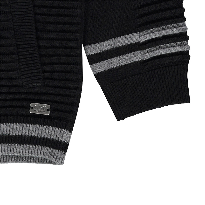 Gilet en tricot fantaisie zippé 