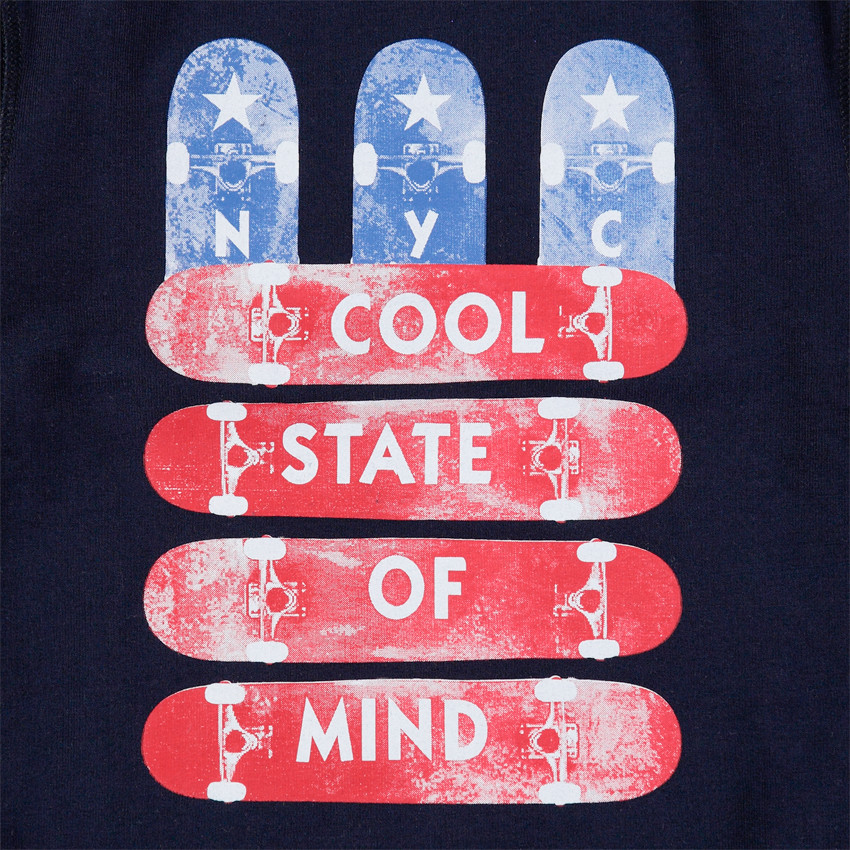 Jogging en molleton à skateboards imprimés 