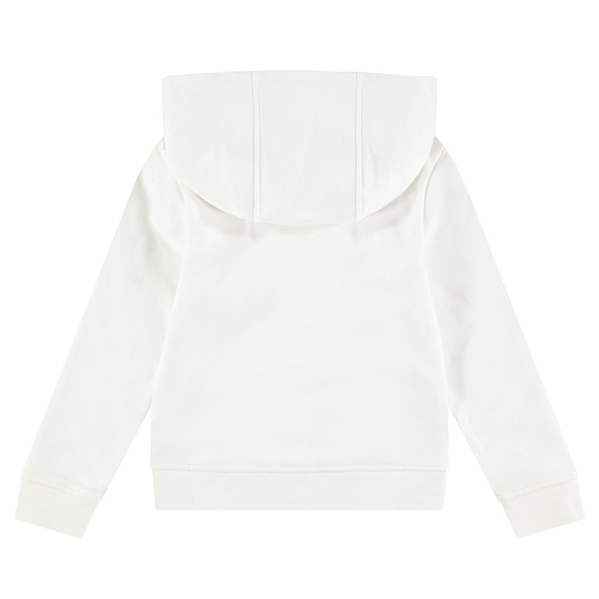 Junior - Gilet en molleton à capuche avec message printé en sequins magiques 