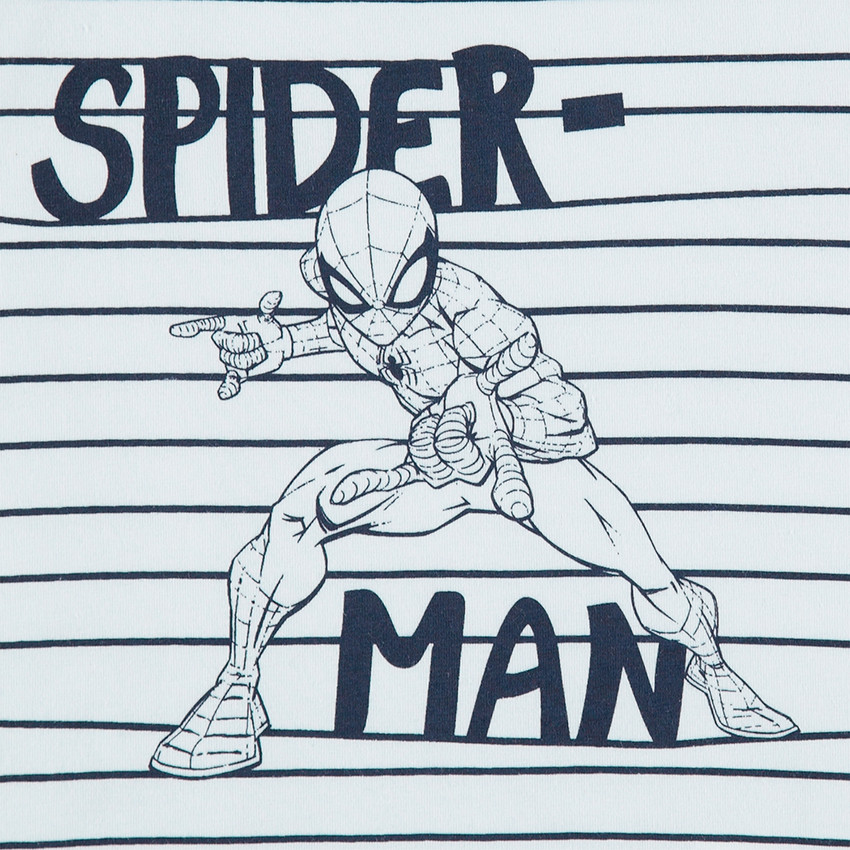 Débardeur en jersey avec rayures et Marvel Spiderman printé 
