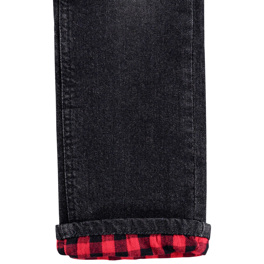 Jeans à bretelles effet crinkle 