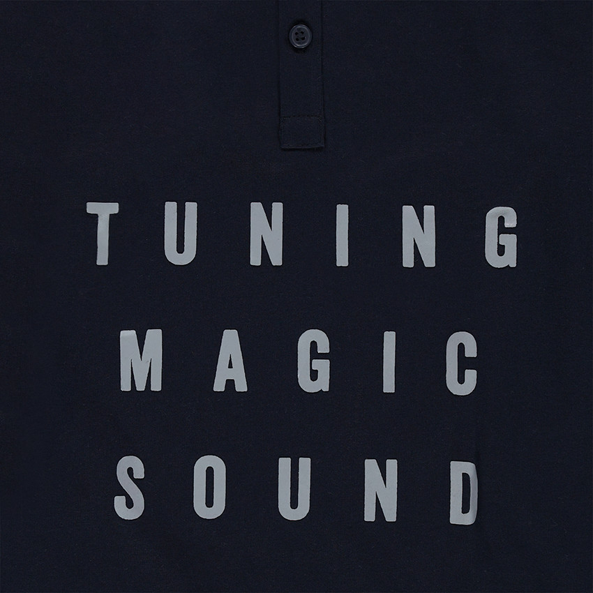 Junior - Tee-shirt long en jersey fantaisie avec texte en relief 