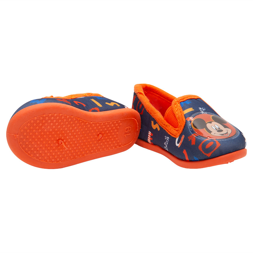 Chaussons bas élastiqués avec badge Mickey Disney  