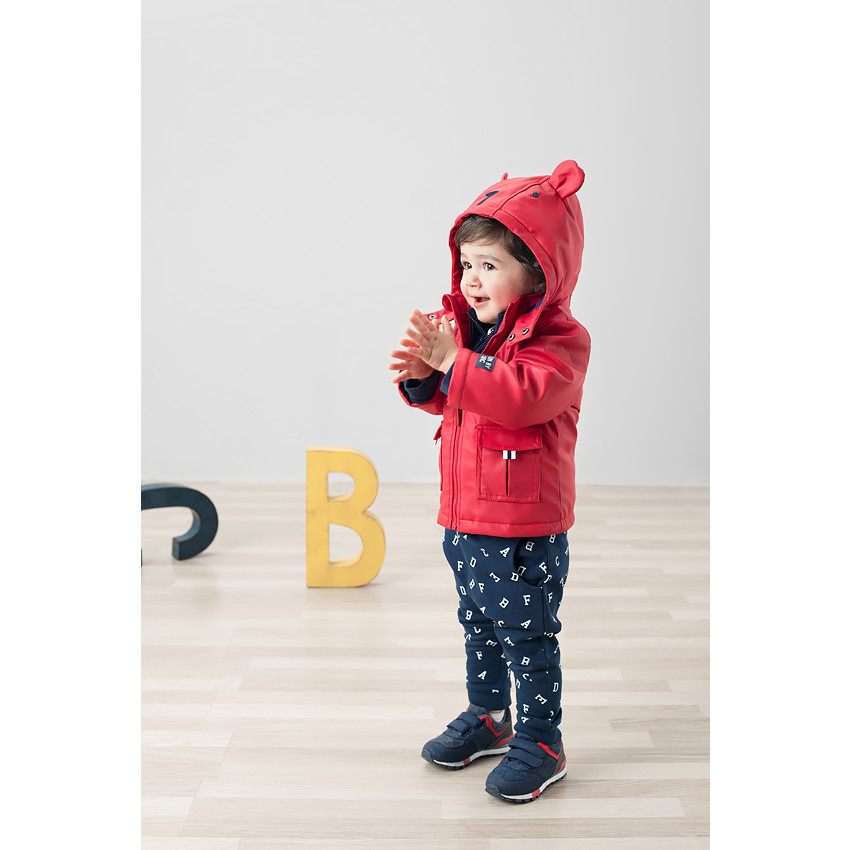 Pantalon de jogging en molleton forme sarouel avec lettres all-over 