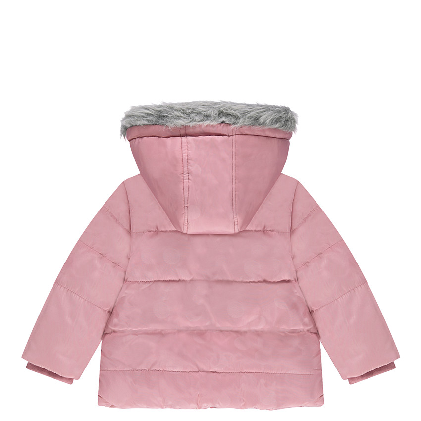 Parka matelassée à capuche amovible avec doublure en sherpa 