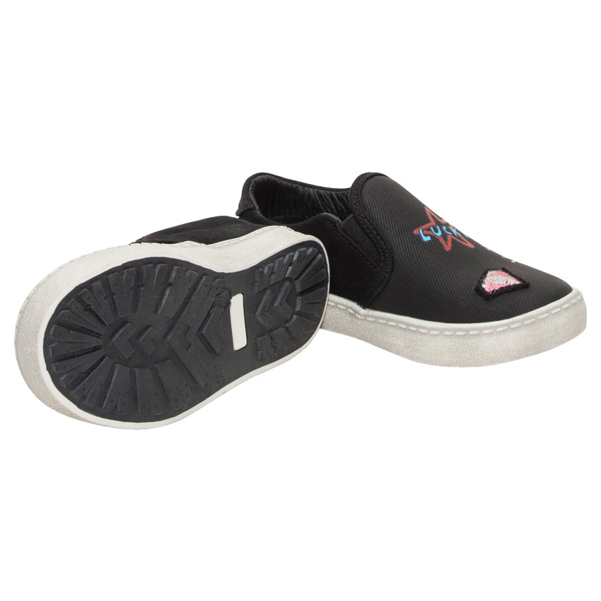 Baskets basses à patchs fantaisie du 24 au 27 