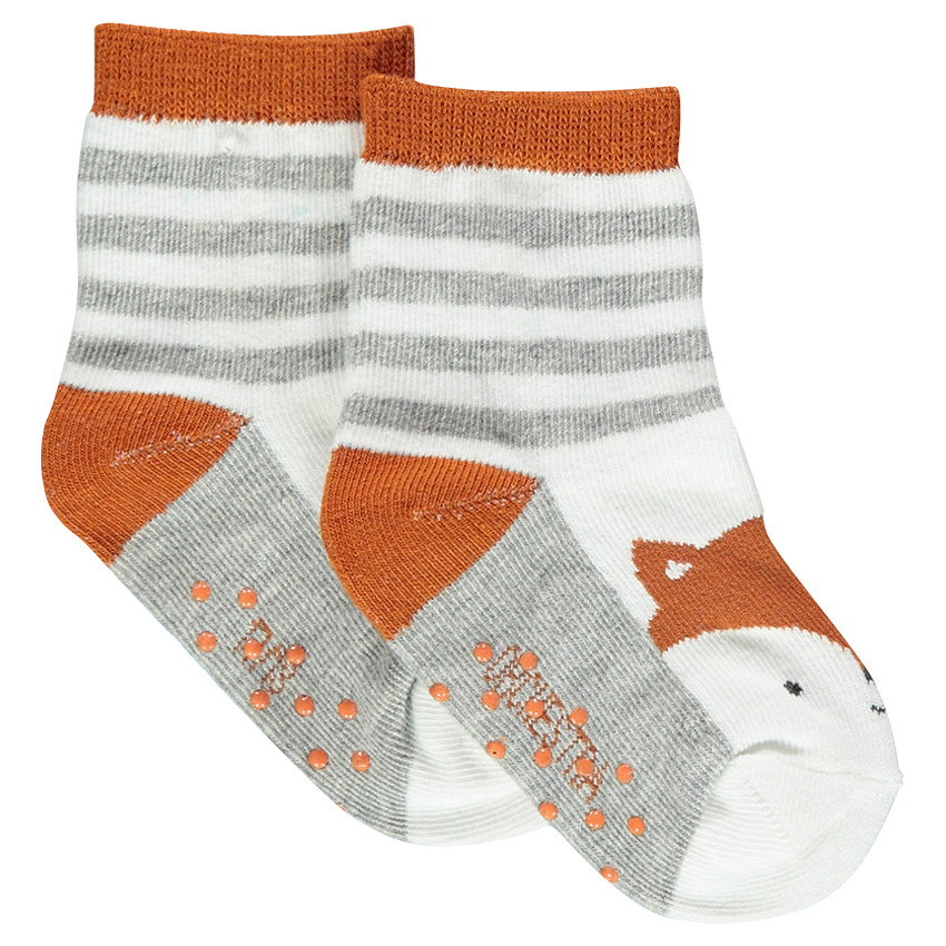 Chaussettes motif renard 