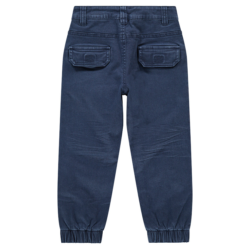 Pantalon surteint avec poches et chevilles élastiquées 