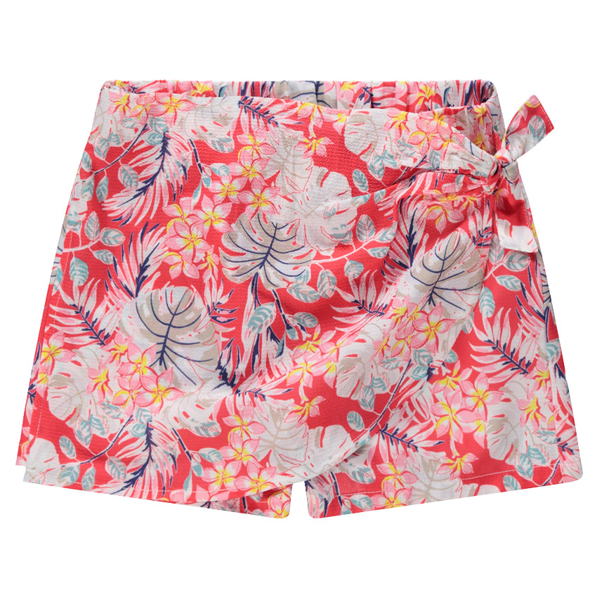 Junior - Broekrok met plantenprint "all-over" 
