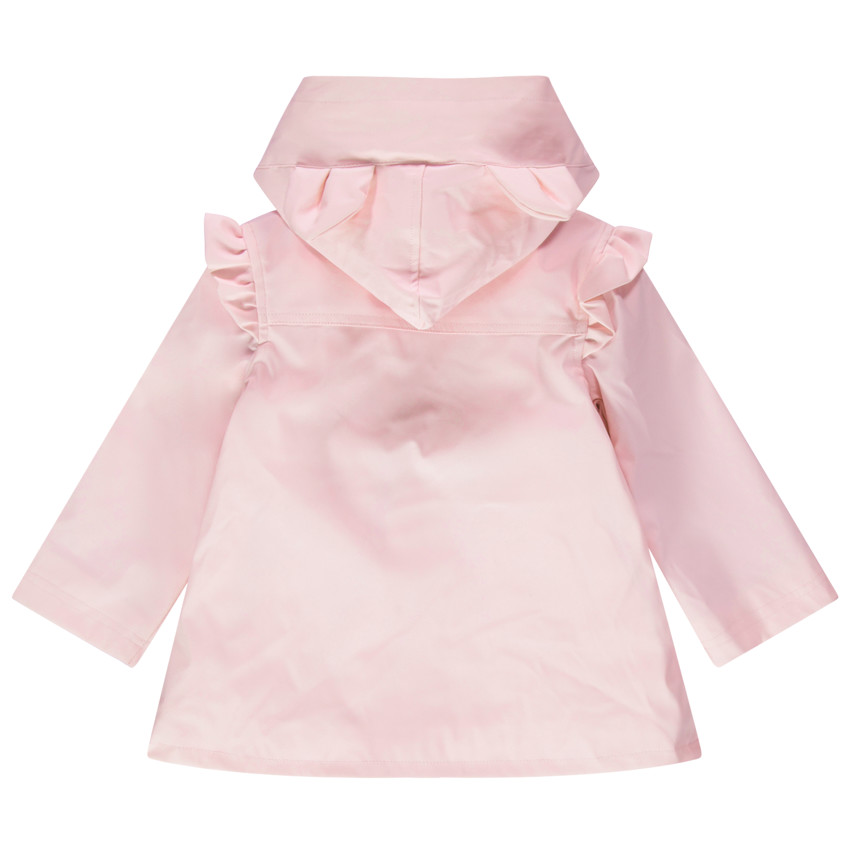 Coupe-vent à capuche en gomme doublé sherpa 