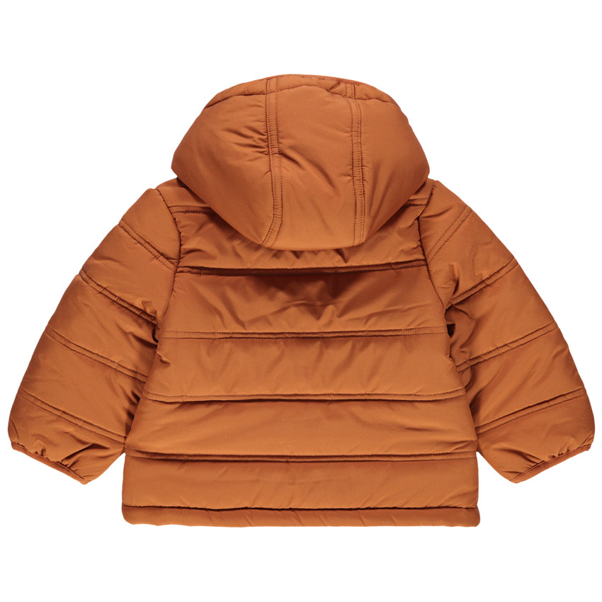 Doudoune à capuche doublée micopolaire 