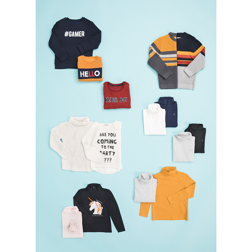 Sweat en molleton contrecollé sherpa à inscription brodée 