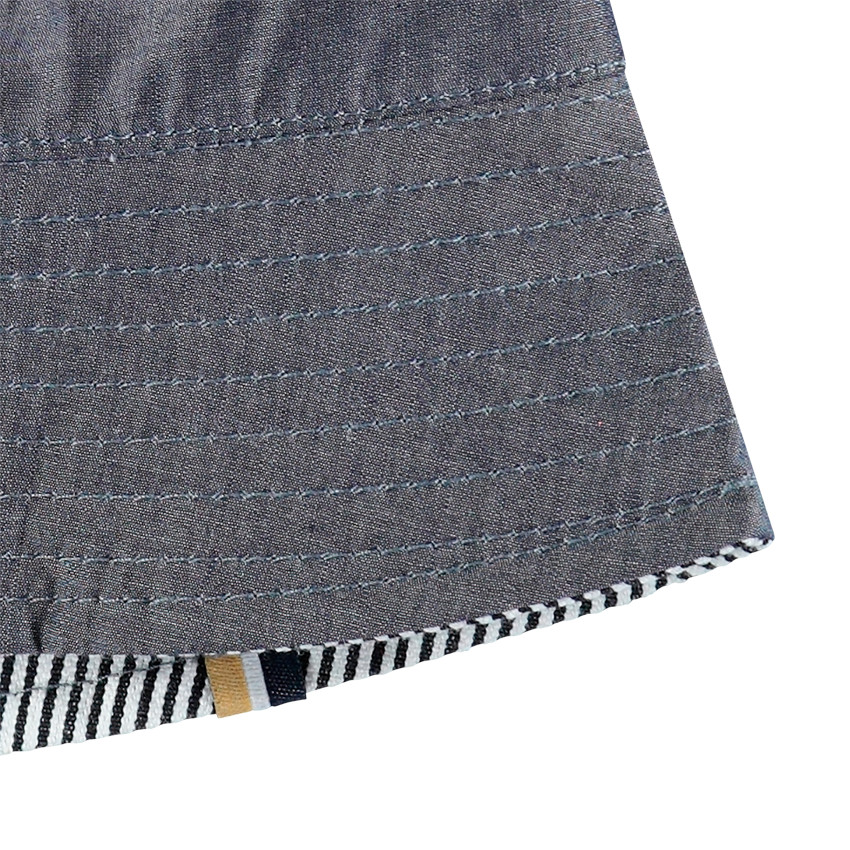 ob réversible chambray et rayures 