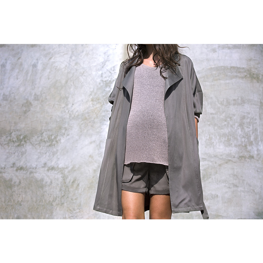 Trench de grossesse uni 