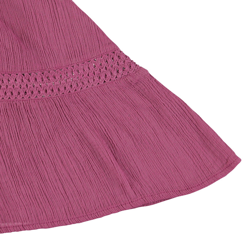 Junior - Jupe fluide asymétrique en crêpe 