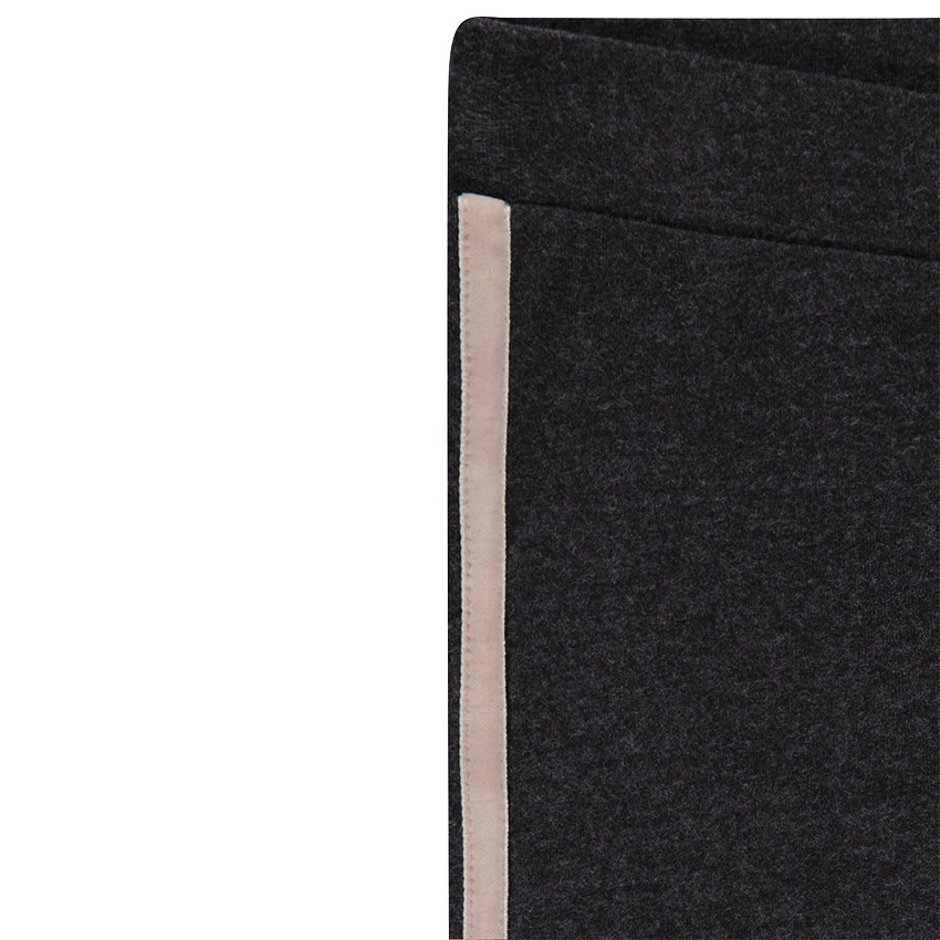 Jogging en jersey avec motif printé et bandes contrastées 