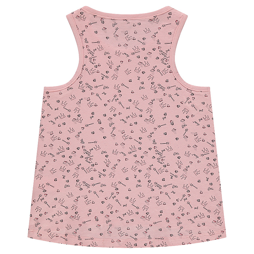 Débardeur en jersey avec flamants roses all-over 