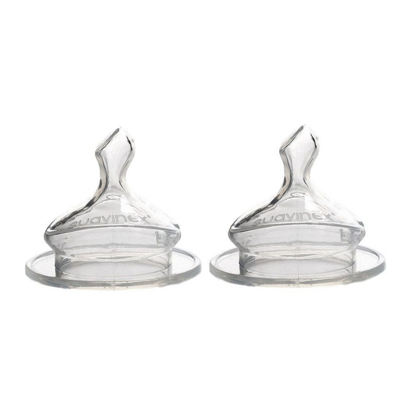 Lot de 2 tétines Physiologiques débit lent - 0/6mois 