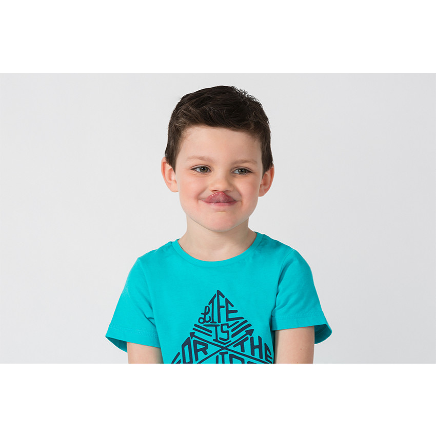 Pyjama court en jersey avec print fantaisie 