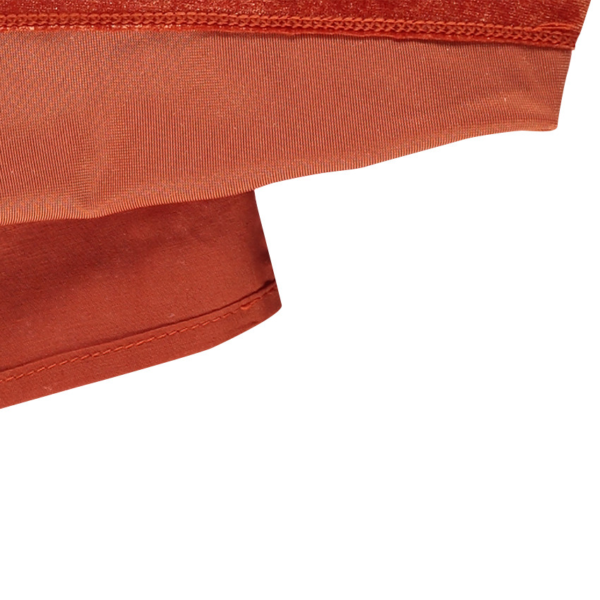 Jupe plissée en panne de velours  