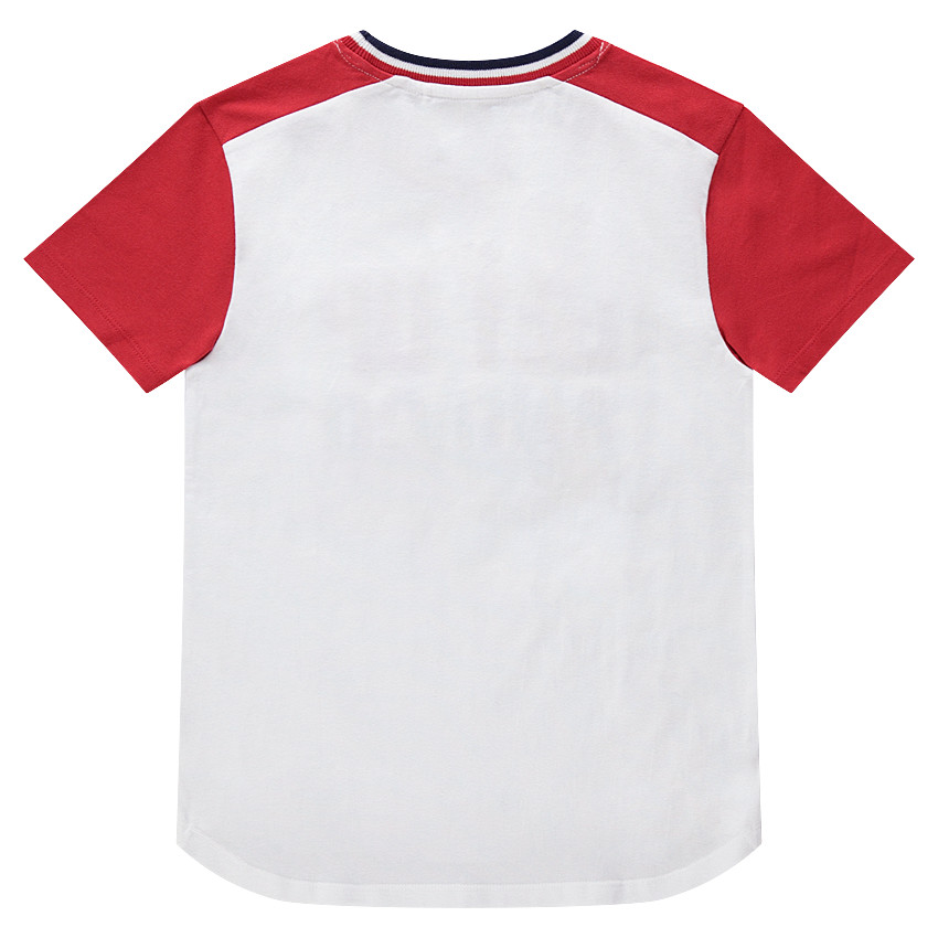 Junior - Tee-shirt manches courtes en jersey avec inscription en bouclette 