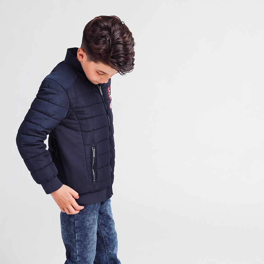 Junior - Blouson matelassé avec poches zippées 