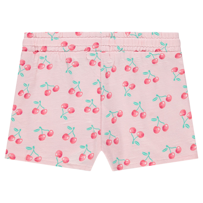 Short en coton à imprimé fantaisie all-over 