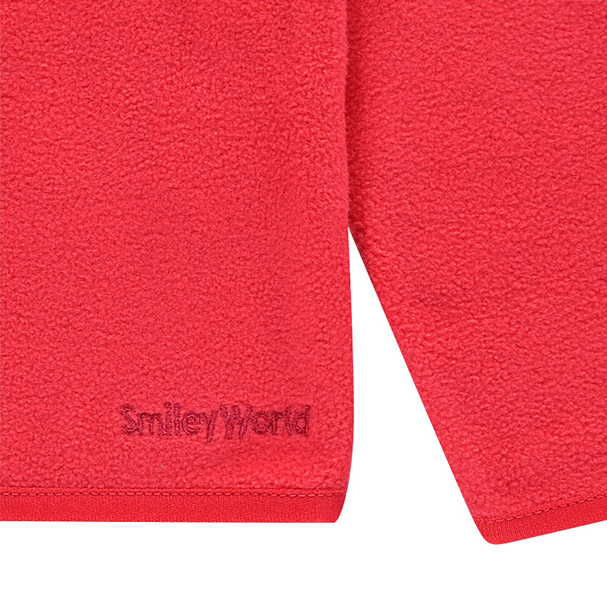 Sweat en polaire avec ouverture zippée sur le devant 