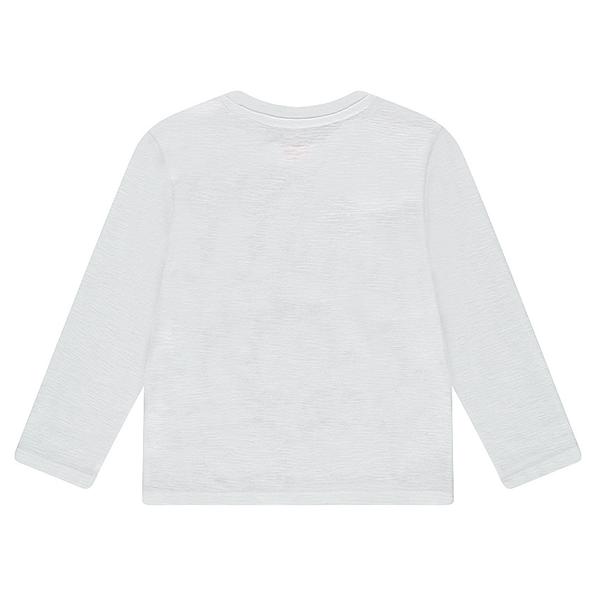 Tee-shirt manches longues en jersey slub avec print Disney Mickey 