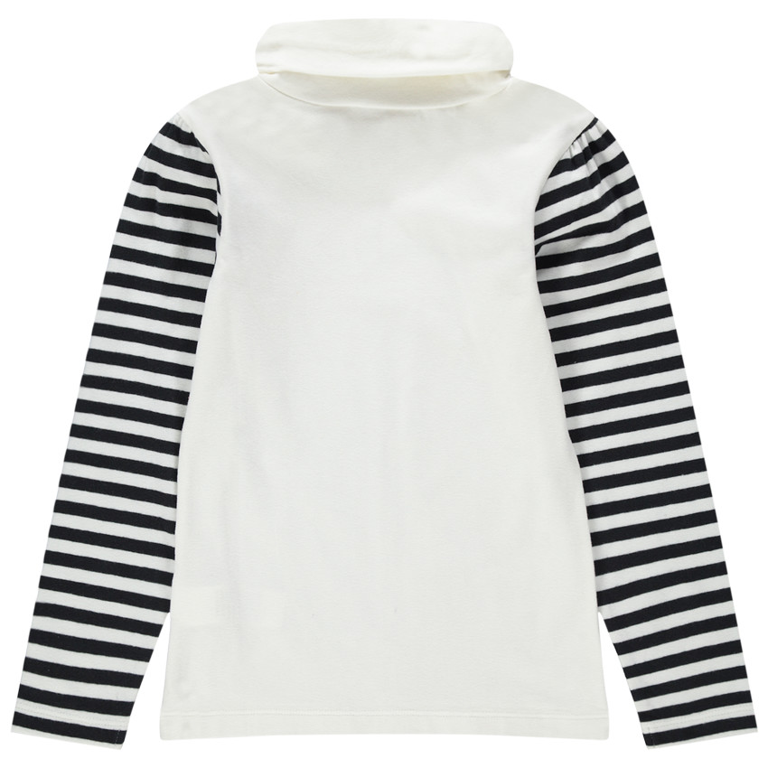 Sous-pull en jersey à col roulé et personnage printé 