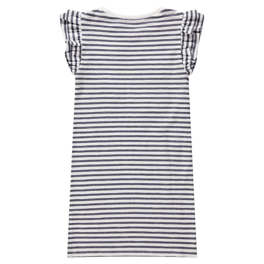 Junior - Robe en molleton léger à rayures avec badges patchés 