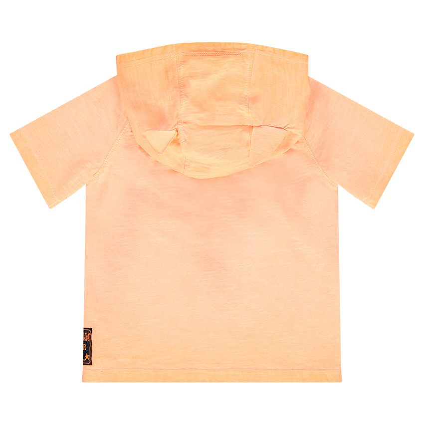 Tee-shirt manches courtes à capuche avec oreilles ©Warner Batman en relief  