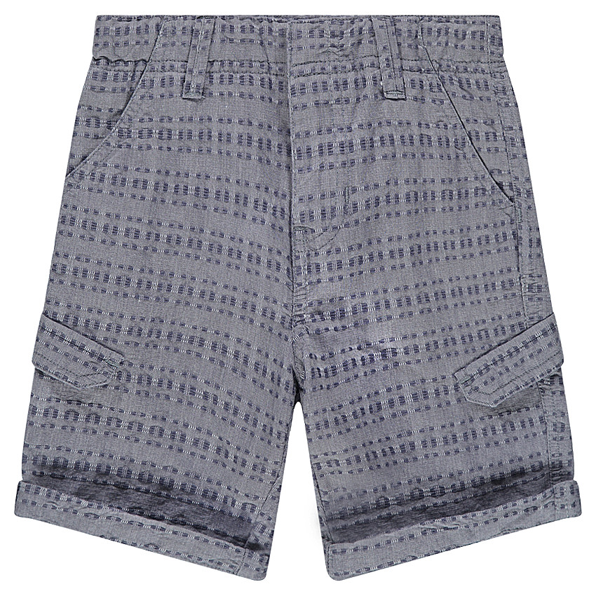 Junior - Bermuda en coton fantaisie avec poches 