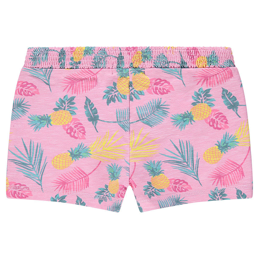 Short en jersey slub imprimé all-over 