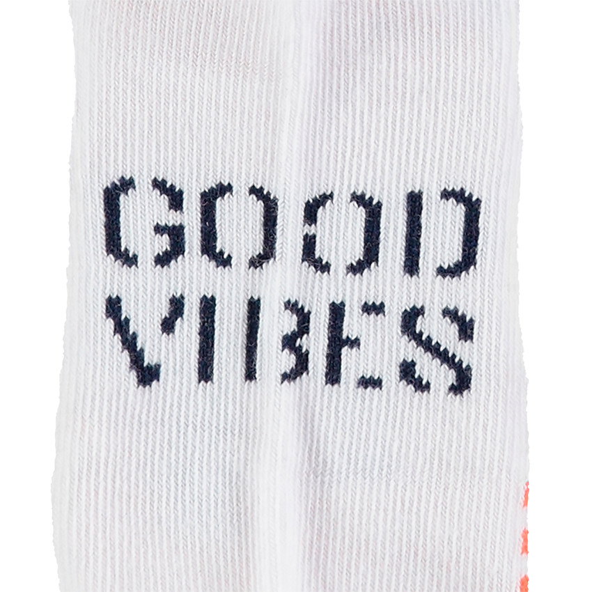 Lot de 2 paires de chaussettes courtes avec rayures contrastées 