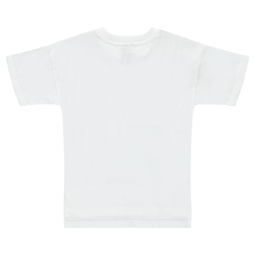 Tee-shirt manches courtes en jersey avec paysages tropicaux printés 