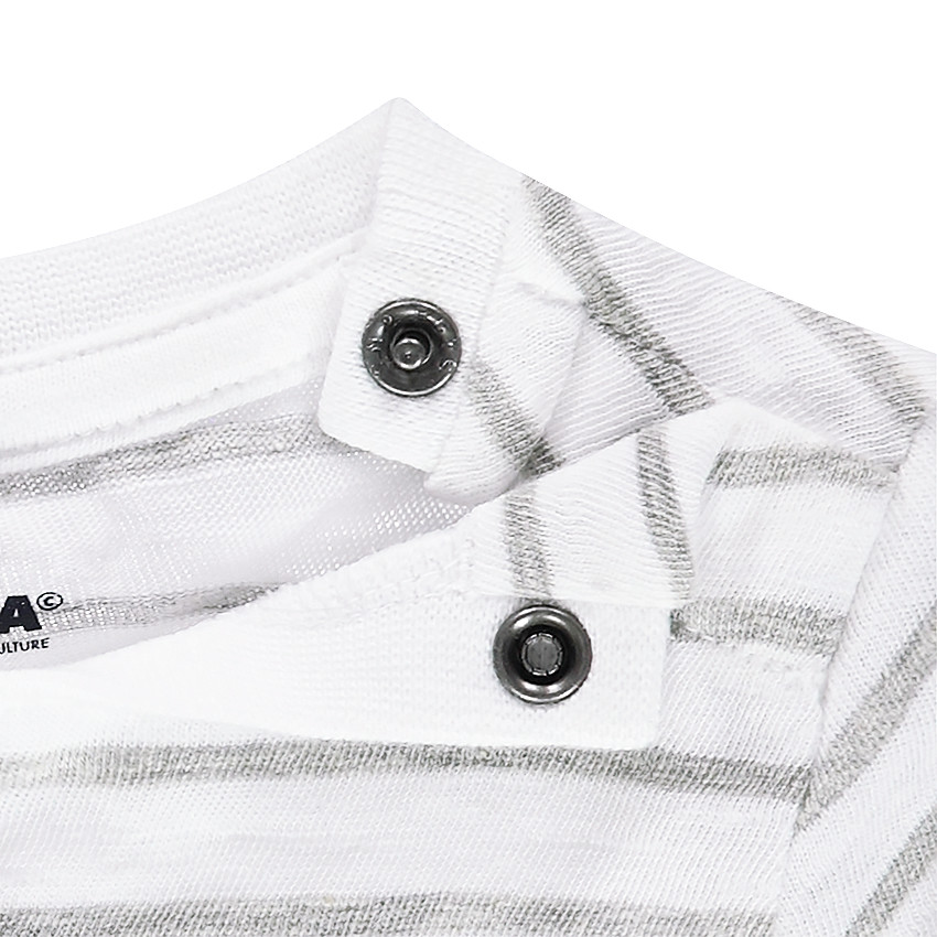 Tee-shirt manches longues effet 2 en 1 avec hélicoptères printés 