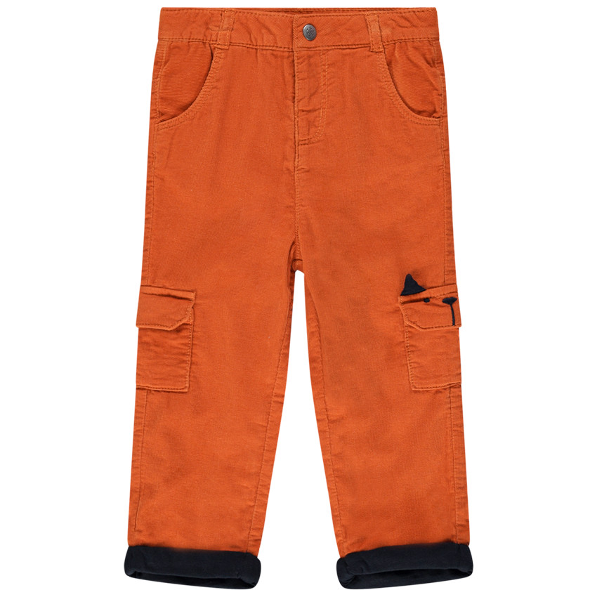 Pantalon en velours milleraies à poches 