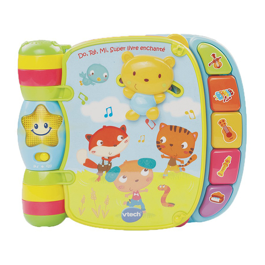 Livre parlant musical Do ré mi - Bleu 