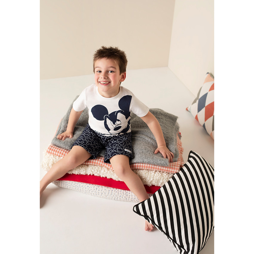 Pyjama court en jersey avec Mickey printé Disney 