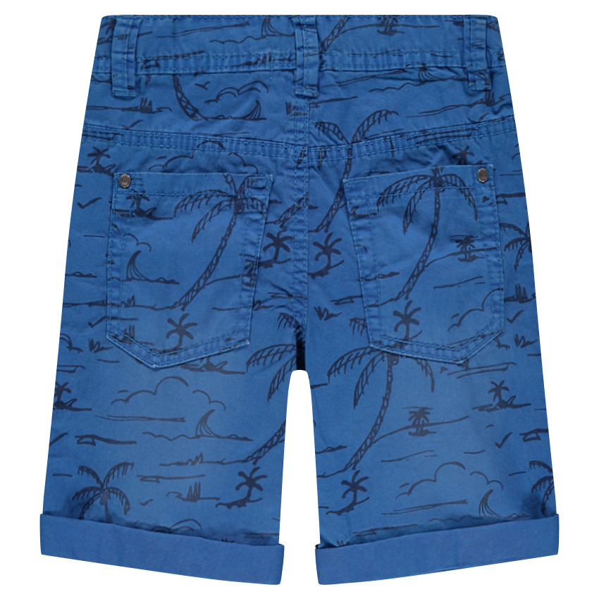 Bermuda en twill imprimé all-over 