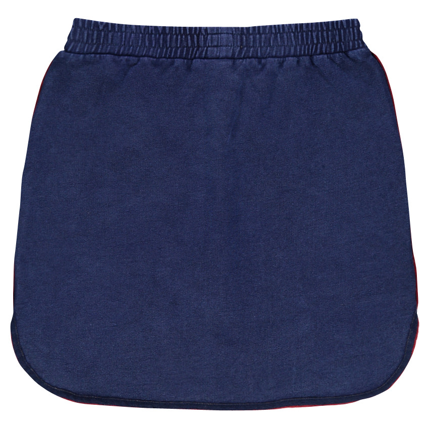 Junior - Jupe courte en molleton slub  