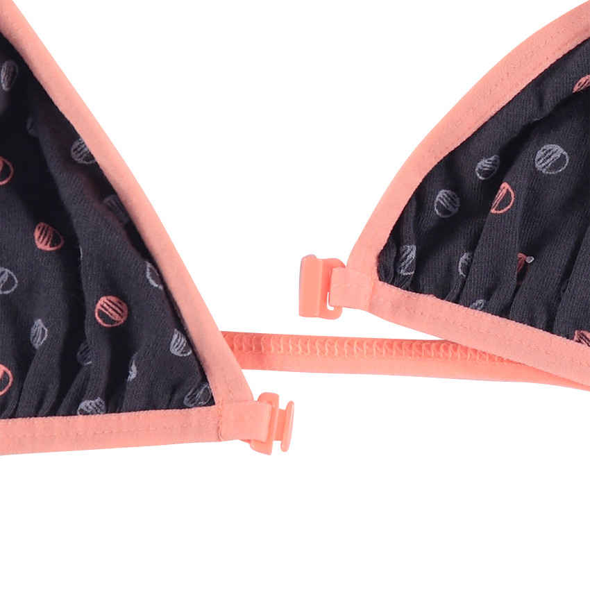 Lot de 2 soutien-gorge en coton avec motif fantaisie 