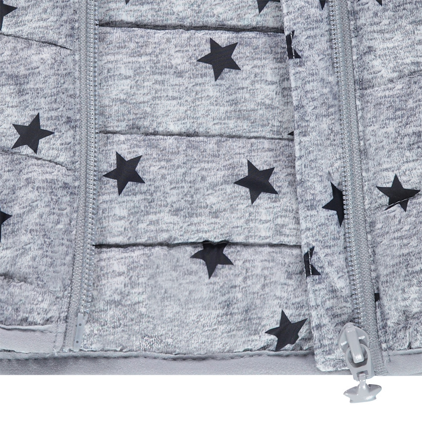 Doudoune light* imperméable à capuche avec sac de rangement printé 