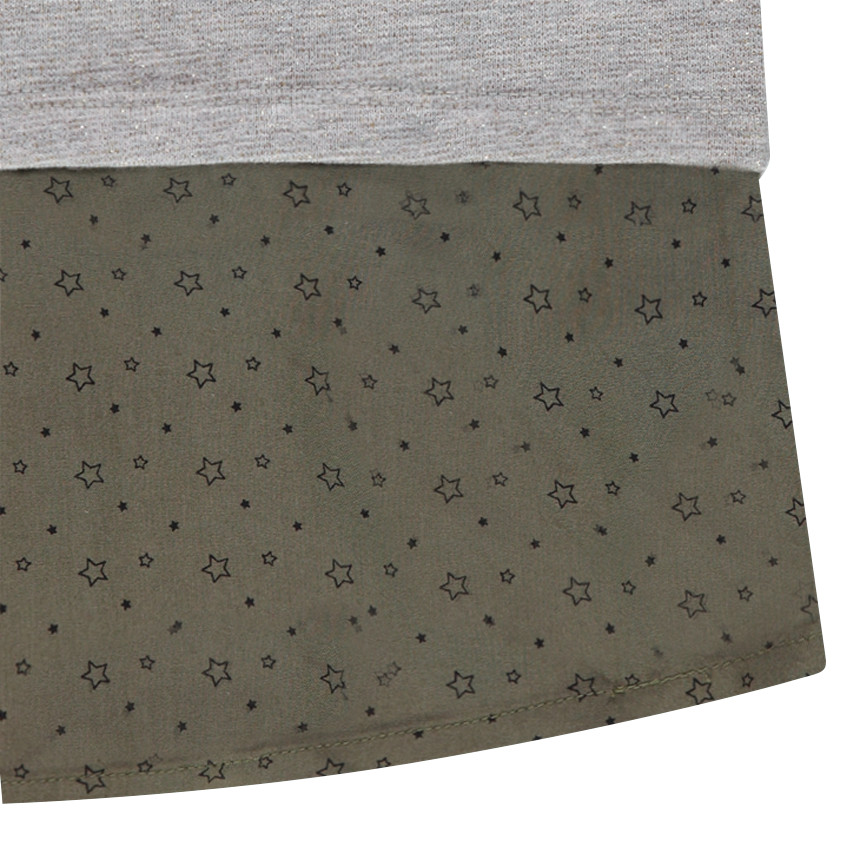 Junior - Sweat effet 2 en 1 bi-matière 