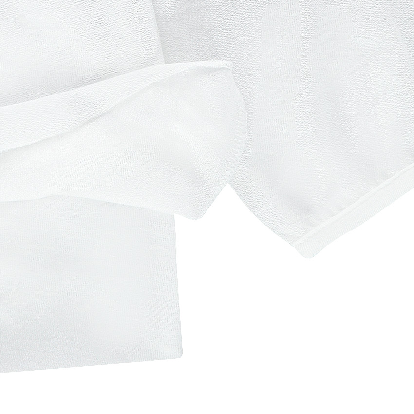 Tunique volantée en crêpe de polyester avec noeud en vichy 