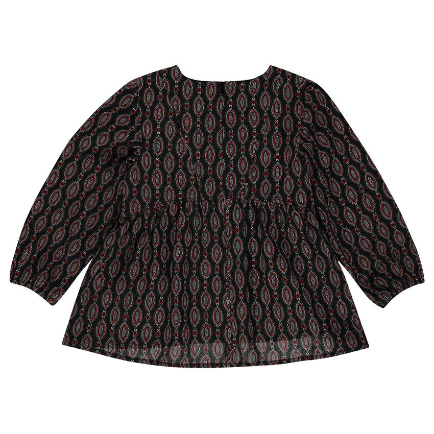 Tunique ample imprimée ethnique 